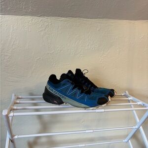 Salomon Men's Black and Blue Athletic Shoes